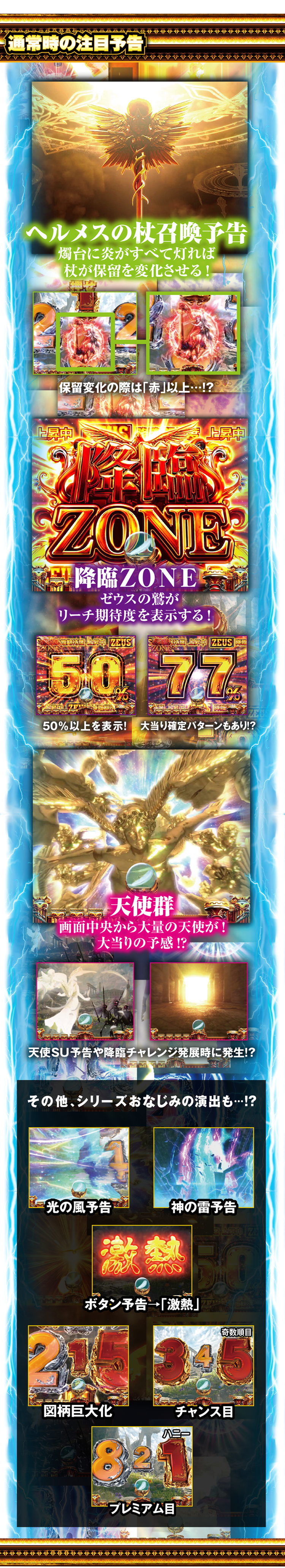 通常時の注目予告